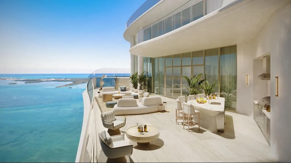 Terraço com piscina
